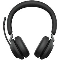 картинка jabra 26599-999-899 гарнитура беспроводная  evolve2 65, link380c ms stereo black, / bluetooth (usb type-c) / [26599-999-899] от магазина Tovar-RF.ru