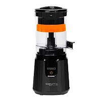 картинка соковыжималка цитрусовая scarlett easyclean sc-je50c10 200вт рез.сок.:250мл. черный/оранжевый от магазина Tovar-RF.ru