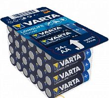 картинка Элементы питания VARTA LR6 AA BOX24 LONGLIFE POWER ALKALINE 1.5V (4906) (4906301124) от магазина Tovar-RF.ru
