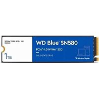 картинка wd ssd blue sn580 nvme, 1000gb, m.2(22x80mm), nvme, pcie 3.0 x4, 3d tlc, wds100t3b0e от магазина Tovar-RF.ru