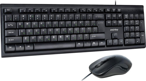 картинка мышь+клавиатура smartbuy (sbc-114282-k) one 114282 черный от магазина Tovar-RF.ru