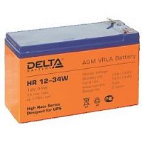 картинка delta hr 12-34w (9 а\ч, 12в) свинцово- кислотный  аккумулятор от магазина Tovar-RF.ru