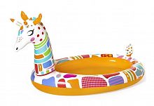картинка бассейн bestway 53089 бассейн с брызгалкой жираф 266*157*127 см (6178)от магазина Tovar-RF.ru