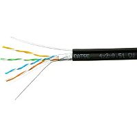 картинка cablexpert fpc-5051e-4-cu-outr/100 кабель cablexpert (ru) ftp outdoor 4x2x0.51 на тросу, медный, кат.5e, однож., 100м, box, черный от магазина Tovar-RF.ru