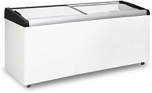 картинка БИРЮСА CF68 (4) 680л (ларь, гнутое раздвижное стекло) серебристо-черный от магазина Tovar-RF.ru