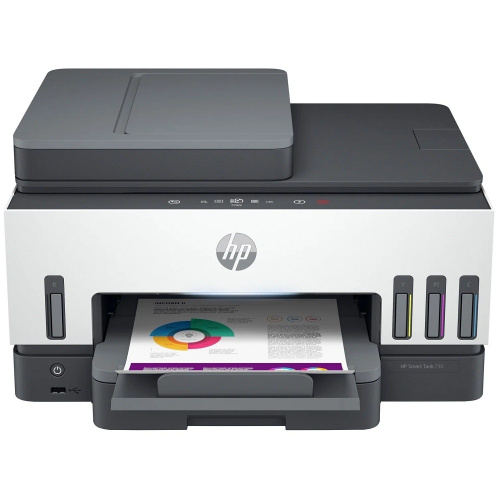 картинка мфу струйный hp smart tank 790 (4wf66a) a4 duplex net wifi bt usb серый/белый от магазина Tovar-RF.ru