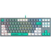 картинка клавиатура проводная a4tech bloody s87 energy grey/green (механическая, usb, for gamer, led) (s87 usb energy ash) от магазина Tovar-RF.ru