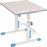 картинка парта polini растущая парта-трансформер polini kids simple м1 75х55 см, белый-синий (1кор) polini растущая парта-трансформер polini kids simple м1 75х55 см, белый-синий (1кор) от магазина Tovar-RF.ru