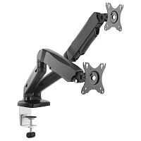 картинка ONKRON G160 чёрный {Для двух экранов с диагональю 13"-32" Допустимая нагрузка: 2 x  (2-8 кг) VESA: 75x75, 100x100 мм} от магазина Tovar-RF.ru