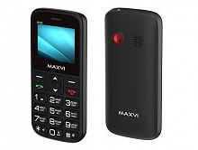 картинка телефон мобильный maxvi b100 black от магазина Tovar-RF.ru