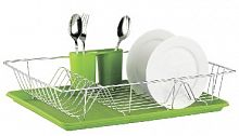 картинка Сушилка для посуды ZEIDAN Z-1169 зеленая Сушилка для посуды от магазина Tovar-RF.ru