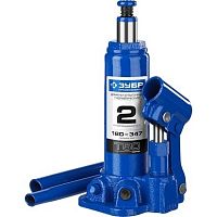 картинка зубр профессионал домкрат гидравлический бутылочный t50, 2т, 180-347мм, [43060-2_z01] от магазина Tovar-RF.ru