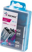 картинка Аккумулятор КОСМОС KOCLi9V1200mAh2B черный от магазина Tovar-RF.ru