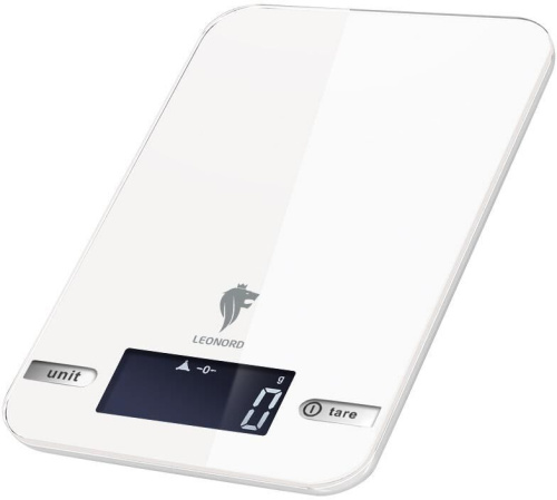картинка весы кухонные leonord le-17703 white leonord le-17703 white от магазина Tovar-RF.ru