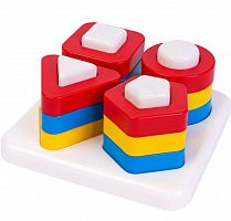 картинка игрушка рыжий кот сортер-пирамидка формы и цвета пэт и-6762 169410 от магазина Tovar-RF.ru
