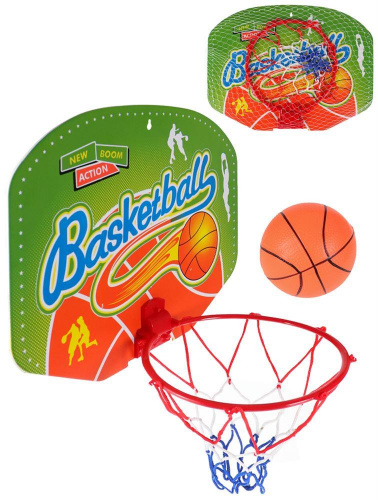 картинка игрушка no name серия спорт и отдых . набор для баскетбола-6 (корзина, мяч) в сетке 1843806 пп-00193027 от магазина Tovar-RF.ru