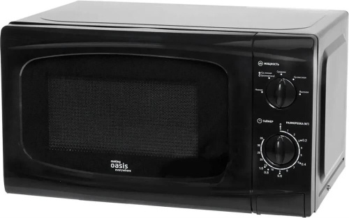 картинка микроволновая печь oasis mw-70ub черный от магазина Tovar-RF.ru