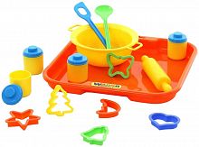 картинка игрушка полесье набор детской посуды для выпечки №1 с подносом 40749 от магазина Tovar-RF.ru