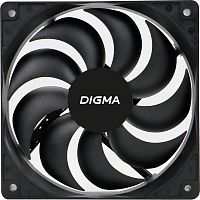 картинка вентилятор digma dfan-120-9 120мм черный 3-pin 4-pin (molex)ret от магазина Tovar-RF.ru