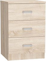 картинка Комод НК-МЕБЕЛЬ ЛОФТ комод 420 с 3-мя ящиками Дуб Сонома 72230011 (1 кор.) от магазина Tovar-RF.ru