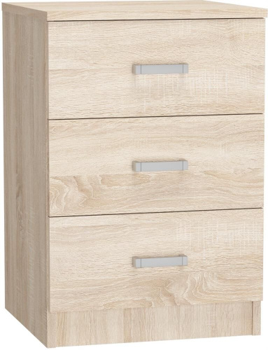 картинка Комод НК-МЕБЕЛЬ ЛОФТ комод 420 с 3-мя ящиками Дуб Сонома 72230011 (1 кор.) от магазина Tovar-RF.ru