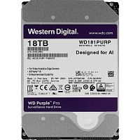 картинка 18tb wd purple pro (wd181purp) {serial ata iii, 7200- rpm, 512mb, 3.5"} от магазина Tovar-RF.ru
