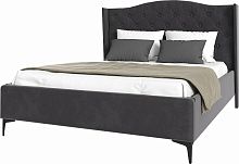 картинка Кровать интерьерная НК-МЕБЕЛЬ TANGO кровать 1600х2000 Велюр Серый 72306798 (2 кор.) НК-МЕБЕЛЬ TANGO кровать 1600х2000 Велюр Серый 72306798 (2 кор.) от магазина Tovar-RF.ru
