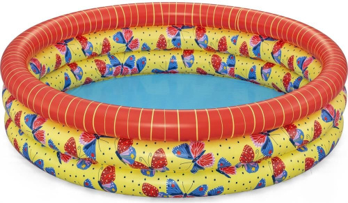 картинка bestway бассейн надувной beautiful butterfly 168 x 38 см 51202 (104783) bestway beautiful butterfly 51202 (104783)от магазина Tovar-RF.ru