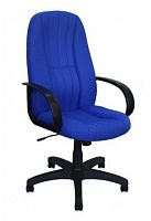 картинка Кресло компьютерное ЯрКресло Кресло Кр27 ТГ ПЛАСТ С14 (ткань синяя+черная) от магазина Tovar-RF.ru
