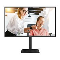 картинка lcd aoc 27" q27e4cv black с поворотом экрана {ips 2560x1440 120hz 4ms 178/178 350cd 1500:1 hdmi2.0 displayport 4xusb3.2 usb-c(pd 90w) rj45 has pivot inpsu speakers vesa} от магазина Tovar-RF.ru