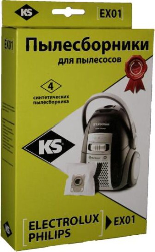 картинка пылесборники ks ex-01 синтетика комл. 4шт магазин Tovar-RF.ru являющийся официальным дистрибьютором в России картинка пылесборники ks ex-01 синтетика комл. 4шт от магазина Tovar-RF.ru