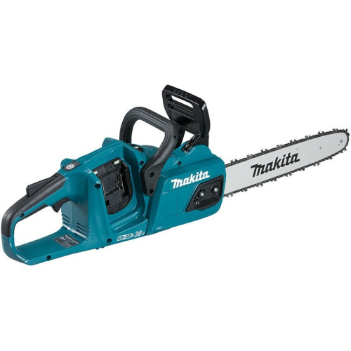 картинка Makita DUC355Z Пила цепная ак(б\щ) { 36В д\2-х ак18В Liion,шина-35см,шаг-3\8",паз-1.1мм,5.2кг,б\ак,зу,эл торм,ключ заж } магазин Tovar-RF.ru являющийся официальным дистрибьютором в России картинка Makita DUC355Z Пила цепная ак(б\щ) { 36В д\2-х ак18В Liion,шина-35см,шаг-3\8",паз-1.1мм,5.2кг,б\ак,зу,эл торм,ключ заж } от магазина Tovar-RF.ru