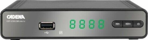 картинка приемник цифровой эфирный cadena cdt-2351sb cadena cdt-2351sb от магазина Tovar-RF.ru