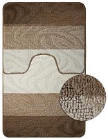 картинка Коврик д/ванной комнаты САНАКС 00239 Коврик в ванную SILVER 19 двойной КРЕМОВЫЙ 60х100+50х60см от магазина Tovar-RF.ru