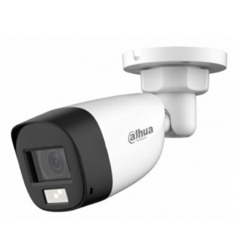 картинка DAHUA DH-HAC-HFW1200CLP-IL-A-0280B-S6 Уличная цилиндрическая HDCVI-видеокамера с интеллектуальной двойной подсветкой 2Мп, объектив 2.8мм, ИК 20м, LED 20м, IP67, корпус: металл, быстрый монтаж от магазина Tovar-RF.ru