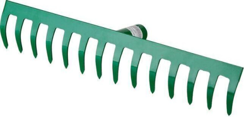 картинка Садовый инструмент РОСТОК 364 x 60 мм, 14 прямых зубцов, рабочая поверхность из стали, покрытие краска, без черенка, грабли (39610-14) РОСТОК 364 x 60 мм, 14 прямых зубцов, рабочая поверхность из стали, покрытие краска, без черенка, грабли (39610-14) от магазина Tovar-RF.ru