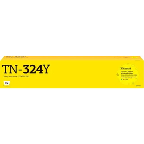 картинка tc-mtn-324y тонер-картридж t2 для konica-minolta bizhub c258/c458/c558/c658 (26000 стр.) желтый, с чипом магазин Tovar-RF.ru являющийся официальным дистрибьютором в России картинка tc-mtn-324y тонер-картридж t2 для konica-minolta bizhub c258/c458/c558/c658 (26000 стр.) желтый, с чипом от магазина Tovar-RF.ru
