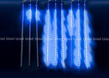 картинка Занавесы фигурные с коннекторами UNIEL (UL-00000167) ULD-E1505-336/DTK BLUE IP44 TWISTED METEOR от магазина Tovar-RF.ru