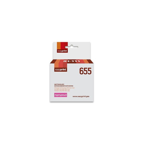 картинка easyprint cz111ae картридж (ih-111) № 655, для hp deskjet ia 3525/4615/5525/6525 , пурпурный, с чипом магазин Tovar-RF.ru являющийся официальным дистрибьютором в России картинка easyprint cz111ae картридж (ih-111) № 655, для hp deskjet ia 3525/4615/5525/6525 , пурпурный, с чипом от магазина Tovar-RF.ru