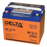 картинка delta gel 12-33 (33 а\ч, 12в) свинцово- кислотный аккумулятор   от магазина Tovar-RF.ru