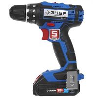 картинка ЗУБР 20В, 2 АКБ (2Ач), в кейсе, дрель-шуруповерт, Профессионал. DL-201-22 от магазина Tovar-RF.ru