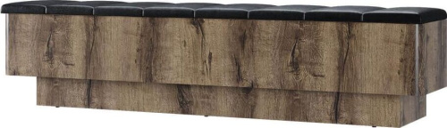 картинка Модульная мебель АНРЭКС JAGGER Скамья приставная 160 цвет Дуб монастырский /Черный (2 уп.) АНРЭКС JAGGER Скамья приставная 160 цвет Дуб монастырский /Черный (2 уп.) от магазина Tovar-RF.ru