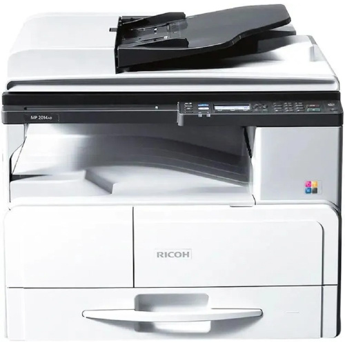 картинка ricoh mp 2014ad (912356) 417378n {мфу, a3, 256мб, 20стр/мин, дуплекс, gdi, ardf50,  в комплекте тонер (4000стр), девелопер, инструкция, запуск инженером асц  от магазина Tovar-RF.ru