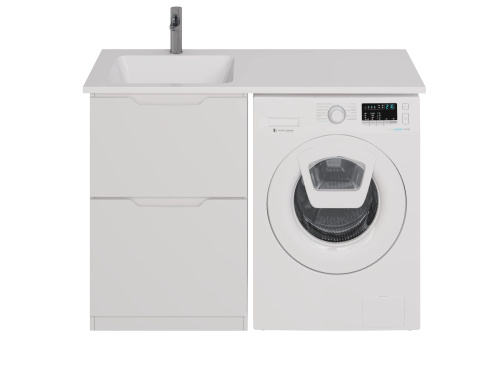 картинка Тумба Bona, 60 см, напольная, 2 ящика, белый глянец от магазина Tovar-RF.ru фото 23