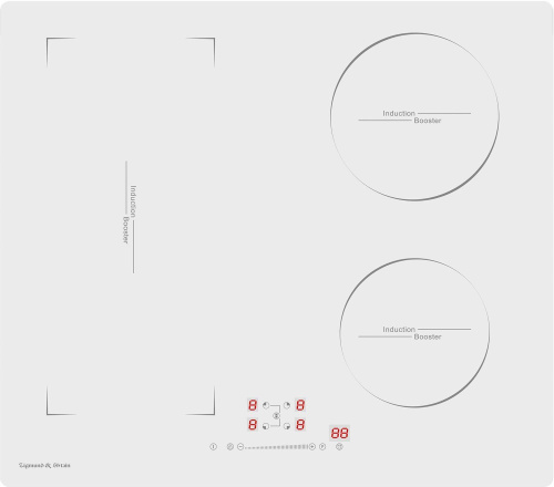 картинка независимые варочные панели электрические zigmund & shtain ci 46.6 w от магазина Tovar-RF.ru