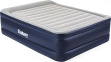 картинка надувные кровати, матрасы,кресла bestway кровать надувная queen, 203 x 152 x 61 см, со встроенным электронасосом, 67690от магазина Tovar-RF.ru