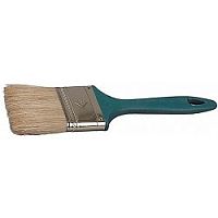 картинка Кисть плоская ЗУБР "УНИВЕРСАЛ-МАСТЕР" "КП-11", натуральная щетина, пластмассовая ручка, 100мм[4-01011-100] от магазина Tovar-RF.ru