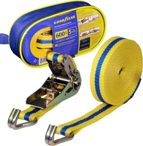 картинка трос буксировачный goodyear 600 кг., 5 м. gy005200 goodyear gy005200 600 кг., 5 м. от магазина Tovar-RF.ru