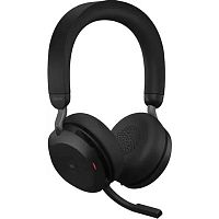 картинка jabra 27599-999-999 наушники с микрофоном jabra evolve2 75, link380a ms stereo black черный накладные bt/radio оголовье (27599-999-999) от магазина Tovar-RF.ru