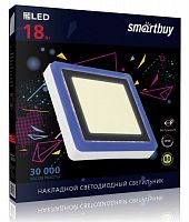 картинка Светильник SMARTBUY (SBLSq1-DLB-18-3K-B) 18w/3000K+B от магазина Tovar-RF.ru
